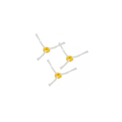 Pack 3 brosses latérales série 500 / 600 pour Aspirateur Robot IROBOT ROOMBA 82804