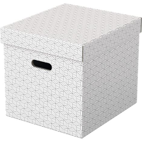 Pack 3 Cajas Blancas 365X320X315Mm Esselte 628288