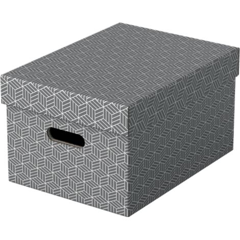 PACK 3 CAJAS GRISES 365X265X205MM ESSELTE 628283