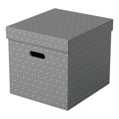 Pack 3 cajas grises 365x320x315mm esselte 628289
