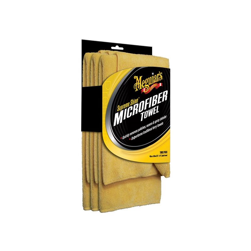 

Pack 3 Paños Microfibra Supreme Shine Meguiars