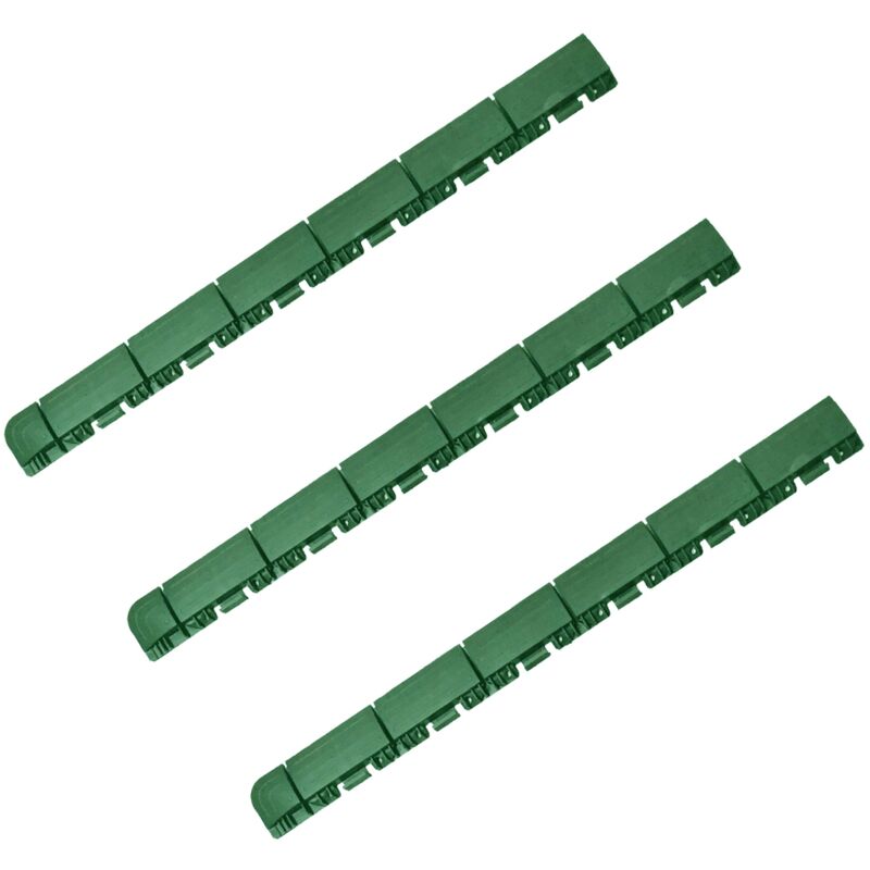 

Wellhome - Pack 3 remates de 60x6x1,3 cm acabado Hembra, finalización Suelo Marte Verde – Efecto Drenaje