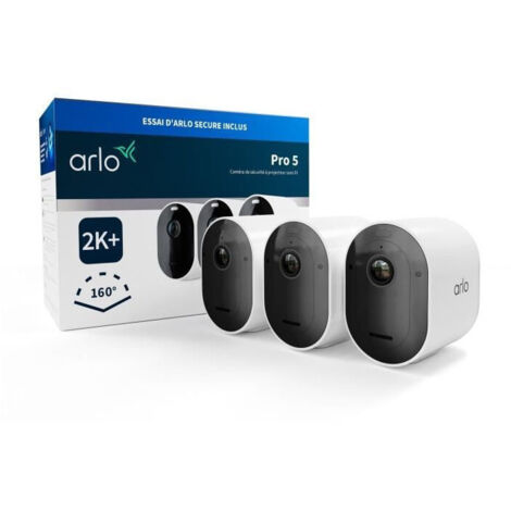 Pack 3 Telecamere - ARLO - Pro 5 - Esterno - Batteria - Visione notturna