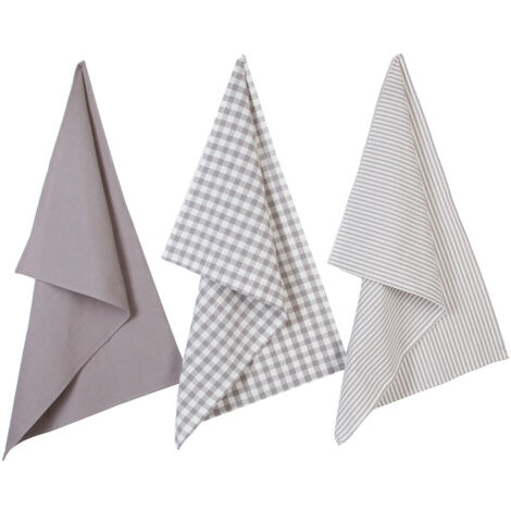 PACK 3 TRAPOS DE COCINA ALGODÓN 45x70cm