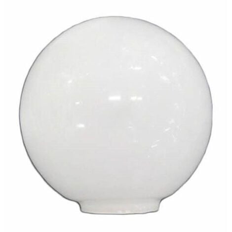 LTDE Pack 3 Tulipa de cristal bola opal de 14 cm boca de 5cm