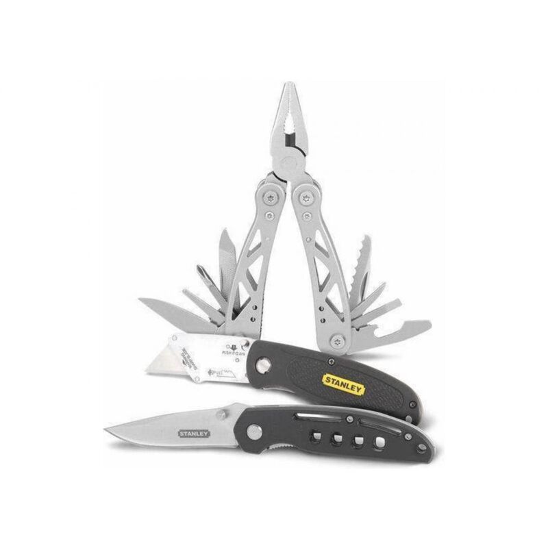 Image of Pack 3 Werkzeuge und Messer STANLEY