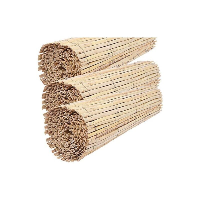 

Pack 3 x CAÑIZO natural partido JARDIN 1,5 x 5 m, útil para ocultación, delimitación o sombrajes.