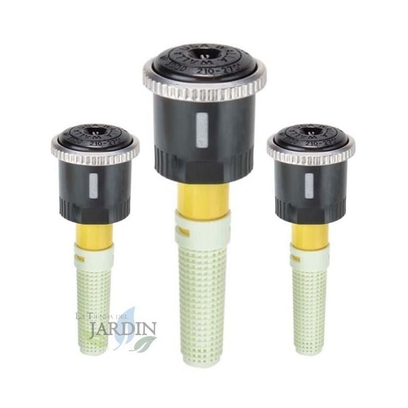 

Pack 3 x Tobera Rotator MP3000 210º-270º Hunter, boquilla difusores de riego 6,7 a 9,1 m