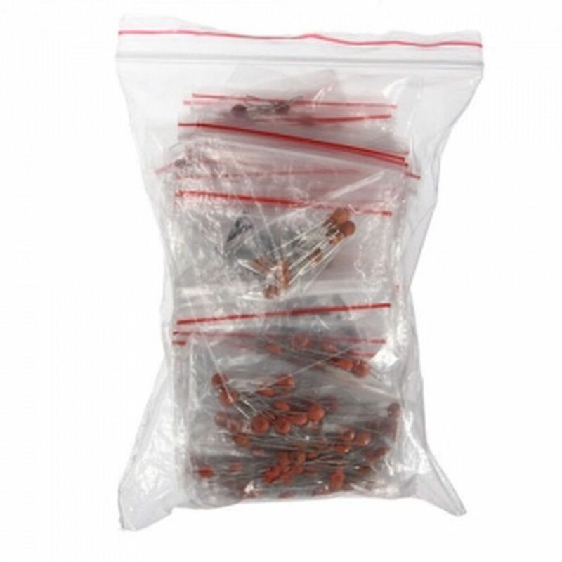 

Pack 300 Condensadores Ceramicos - 10 condensadores de 30 valores diferentes de 2pf a 0,1uF