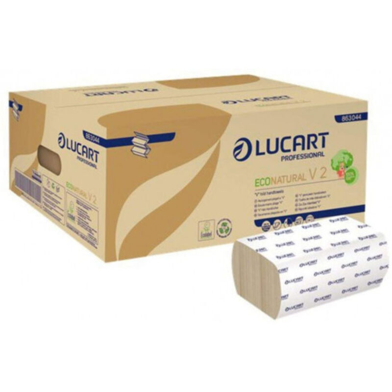 Pack 3800 serviettes v2 econatural lucart ce594