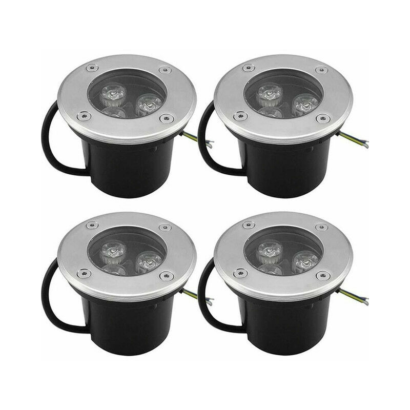 Pack 3W IP65 Faretto led da incasso per esterno