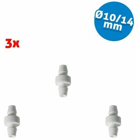 Pack 3x Válvula de retención Ø10/14 mm para climatización