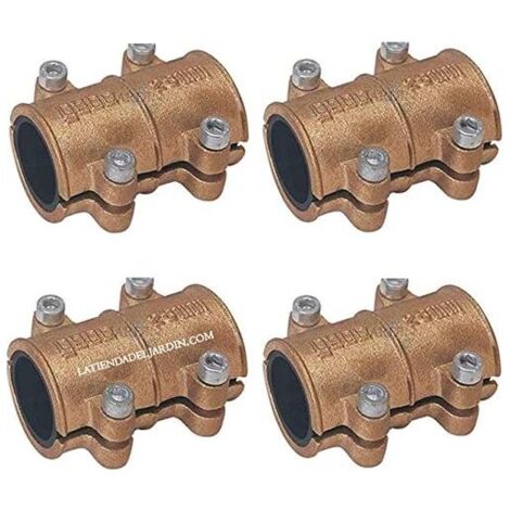 Pack 4 Abrazadera Tapaporos 22mm latón para tubos de cobre  Recomendado para tuberías de 22mm