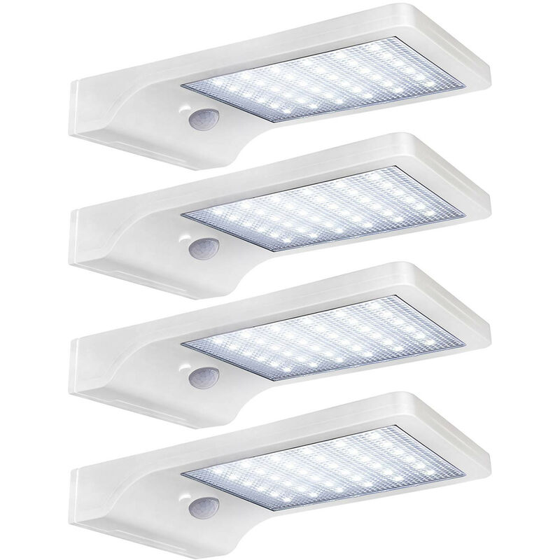 

Pack 4 Apliques de Pared Solares LED Exterior con Sensor de Movimiento 3000K 7hSevenOn Outdoor Color - Blanco