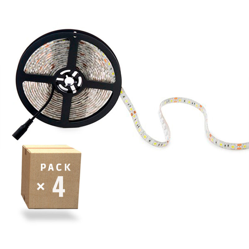 Greenice - Pack 4 Bandes led 72W 4200Lm 4200ºK 300