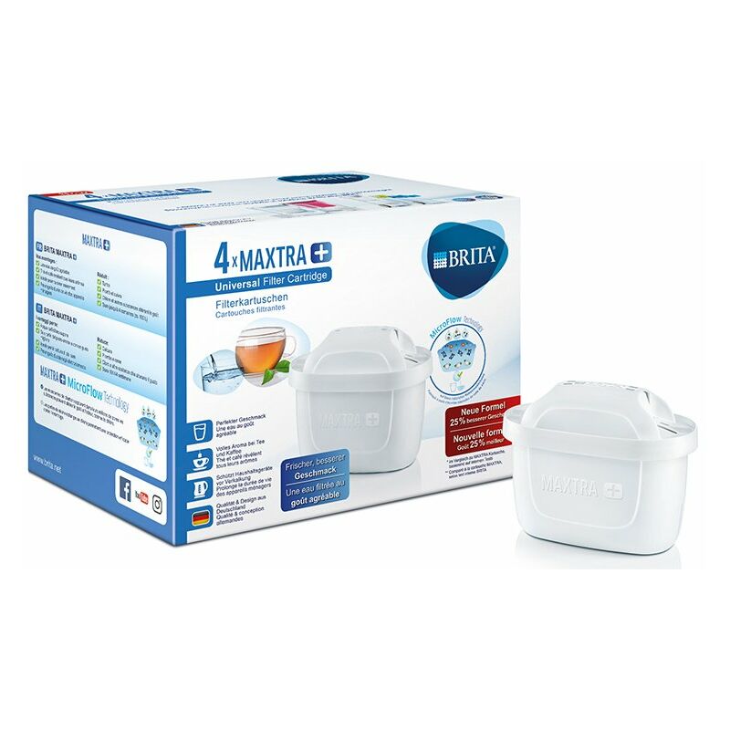 Brita - pack 4 cartouches maxtra pour pieces preparation des...