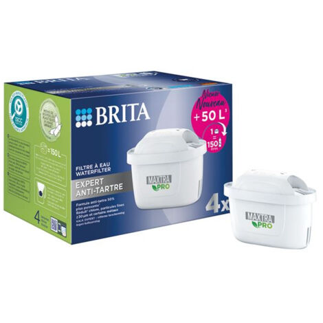 Pack 4 cartouches - Maxtra Pro Expert Anti-tartre - BRITA