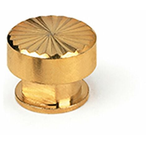 REI Pack 4 Garnitures pour Vis de Fixation Miroir Fabriqué en laiton Finition dorée 4 unités - talla