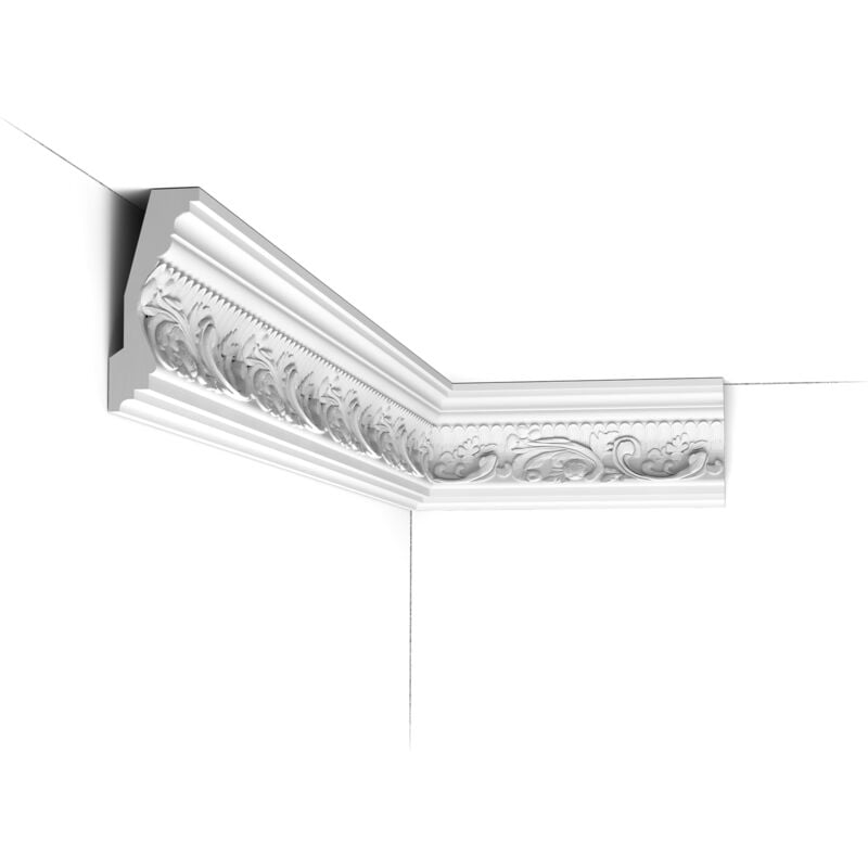 C201 Corniche plafond Orac Decor - 11,5x5x200cm (h x p x L) - moulure décorative polyuréthane Carton complet