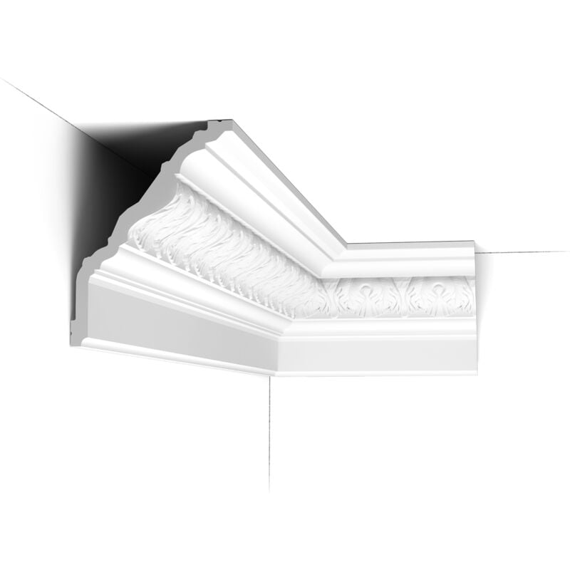 C219 Corniche plafond Orac Decor - 17,5x13x200cm (h x p x l) - moulure décorative polyuréthane Pack 2 pièces