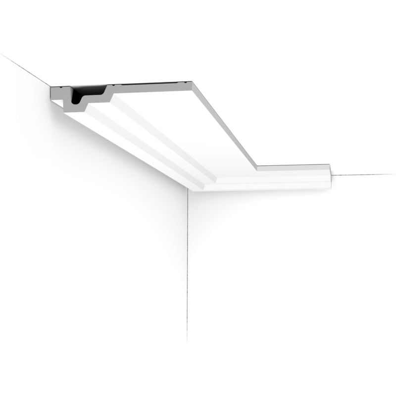 C353 Corniche plafond polyuréthane Orac Decor Luxxus - 3,5x16,5x200cm (h x p x l) moulure décorative a l unité