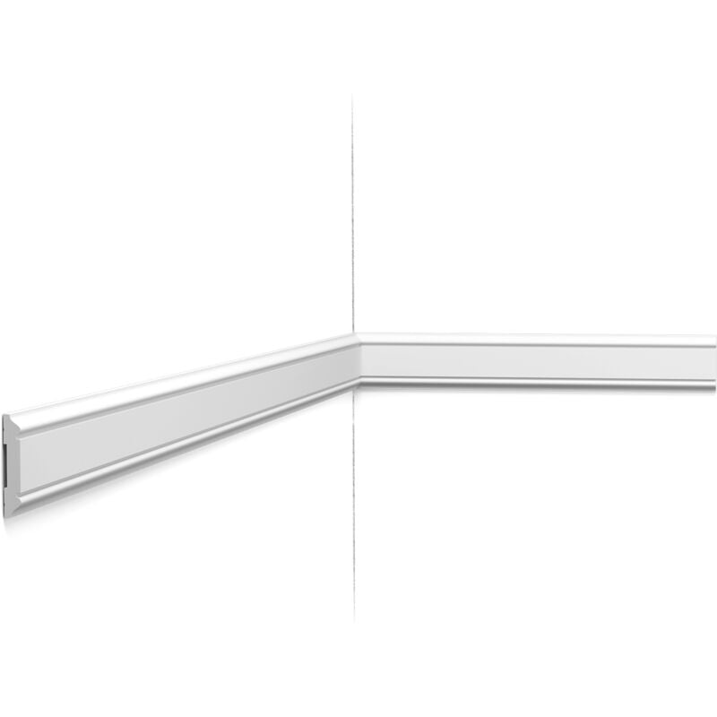 PX144 Cimaise murale Orac Decor - 5x1x200cm (h x p x L) - moulure décorative polymère Carton 8 pièces
