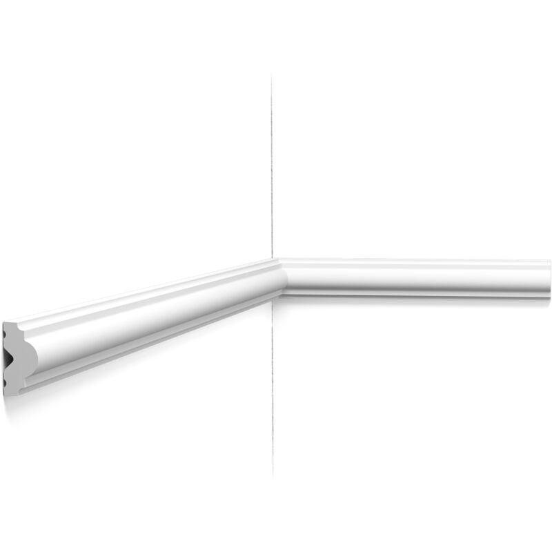 PX103 Cimaise murale Orac Decor - 2,5x1,5x200cm (h x p x l) - moulure décorative polymère Carton complet