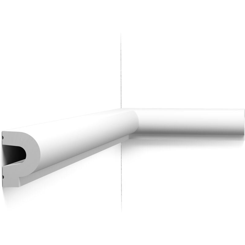P8060 Cimaise murale Orac Decor - 3,5x5x200cm (h x p x l) - moulure décorative polyuréthane a l unité