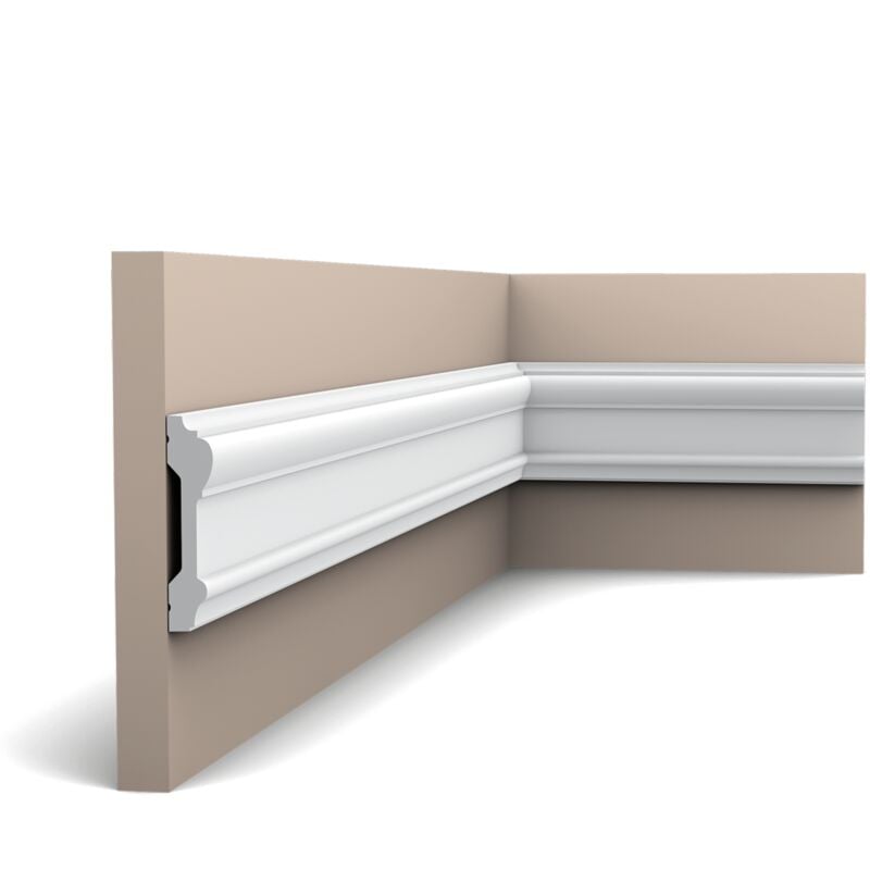 P9010 Cimaise murale Orac Decor - 9x3x200cm (h x p x l) - moulure décorative polyuréthane a l unité