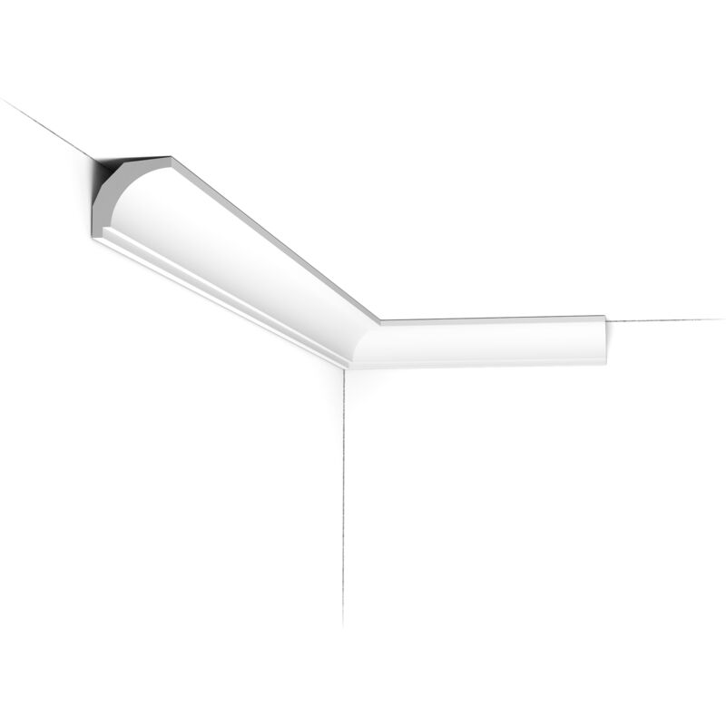 CX115 Corniche plafond Orac Decor - 3x3x200cm (h x p x l) - moulure décorative polymère Pack 2 pièces