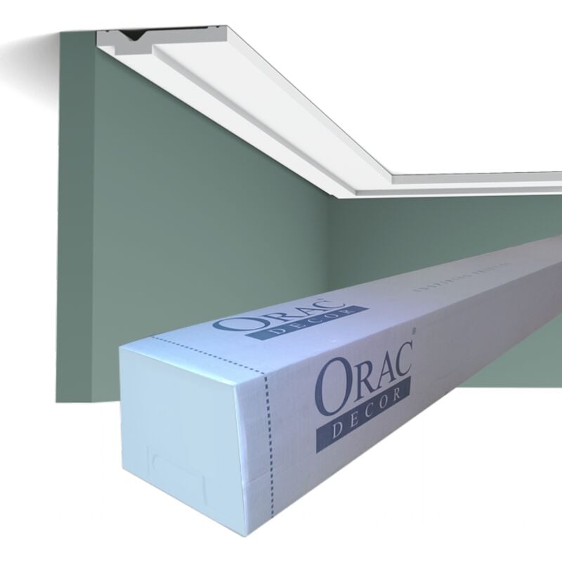 CX161 Corniche plafond Orac Decor Axxent - 1,3x7x200cm (h x p x l) - moulure décorative Carton 8 pièces