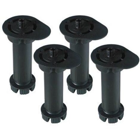 Pack 4 Möbelfüße Rund Pt11 130-200mm Ne 96301 Micel