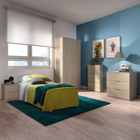 kleankin Armario Bajo para Baño Mueble Auxiliar de Madera con Cajón y  Armario con 2 Estantes para Salón Dormitorio Cocina 32,6x30x90 cm Color  Natural y Blanco