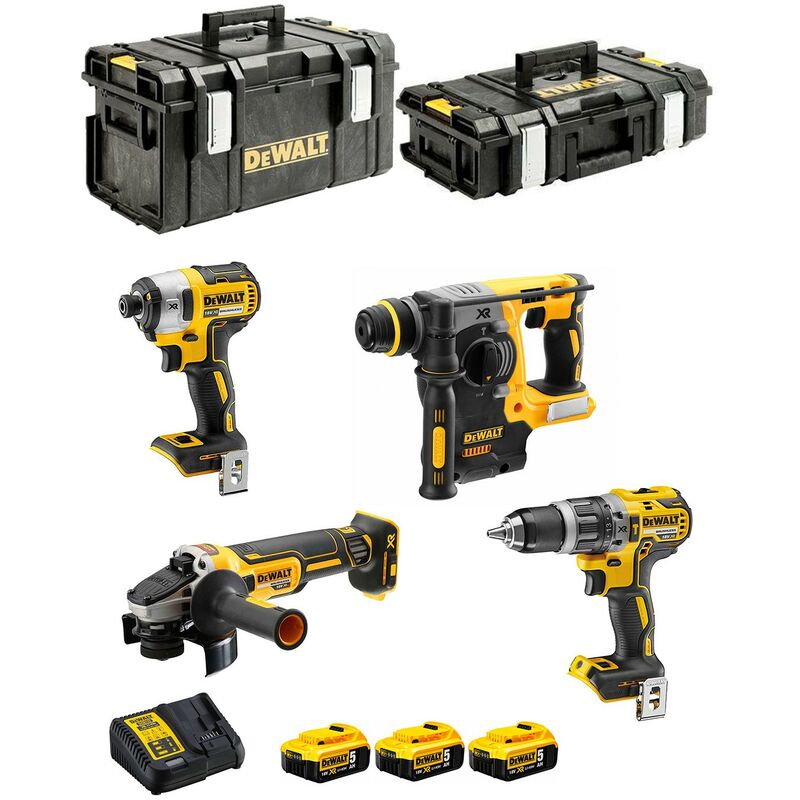 Kit DCK422P3 (DCD796 DCF887 DCH273 DCG405 3 x 5,0 Ah DCB115 DS150 DS300) - Dewalt