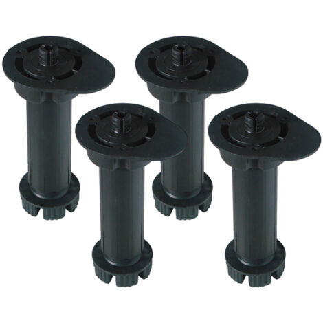 Pack 4 patas mueble redonda pt11 130-200mm ne 96301 micel