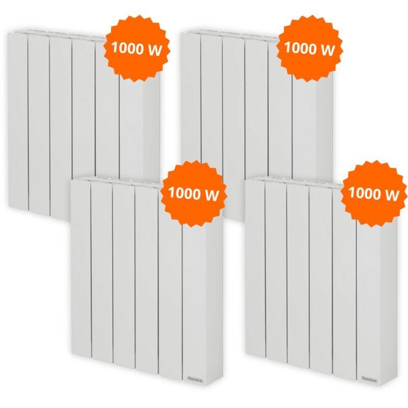Thermor - Pack 4 radiateurs électriques 1000 w Baléares 2