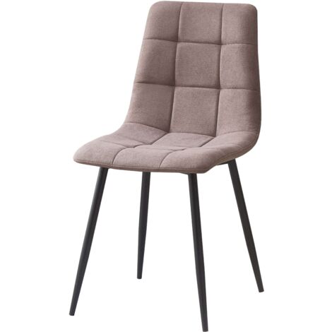 Pack 4 Sillas Comedor Portland Estilo Contemporáneo en Color Gris 43x88x48 cm