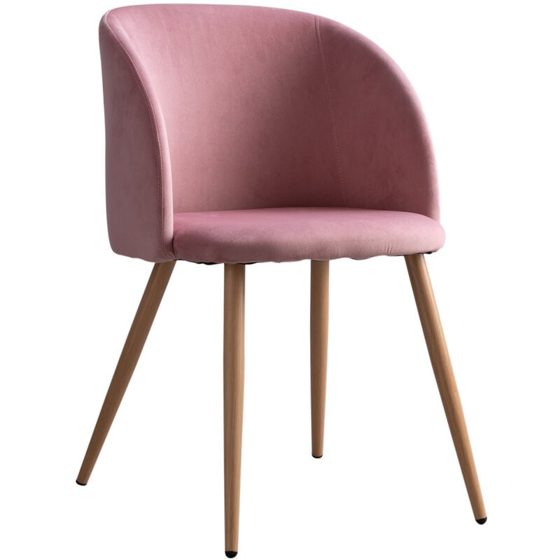 

PACK 4 Sillas de Comedor en Terciopelo con Reposabrazos Kana SKLUM - Peonia Peonia