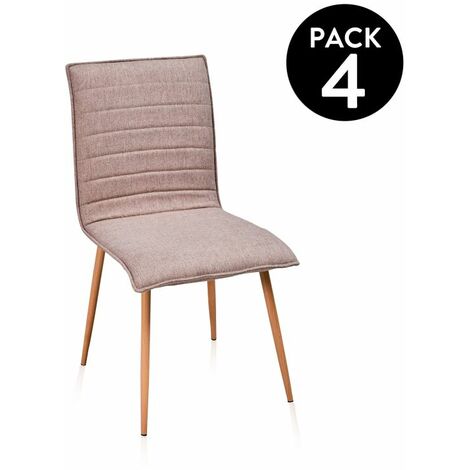 Pack 4 sillas de comedor Jules Tex Cambria 53cm (ancho) x 87cm (alto)
