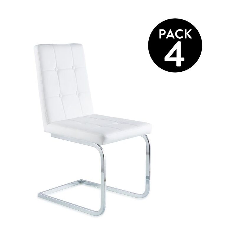 

Abecedario - Pack 4 sillas de comedor VanityBlanco
