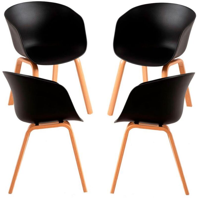 

Packs Sillas Comedor - Pack 4 Sillas Hema - Negro