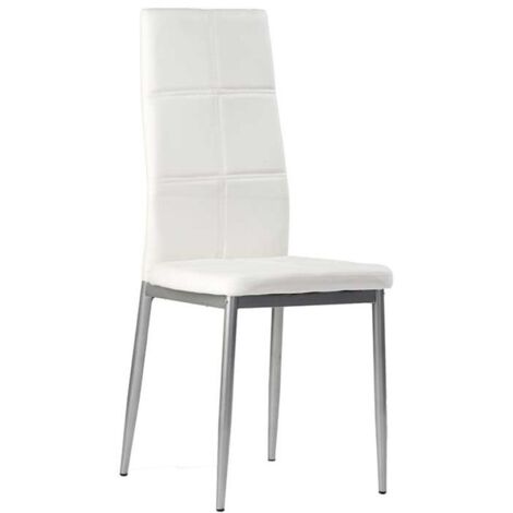 Pack 4 sillas Jimena en acabado blanco 97 cm(alto)39 cm(ancho)41 cm(largo)