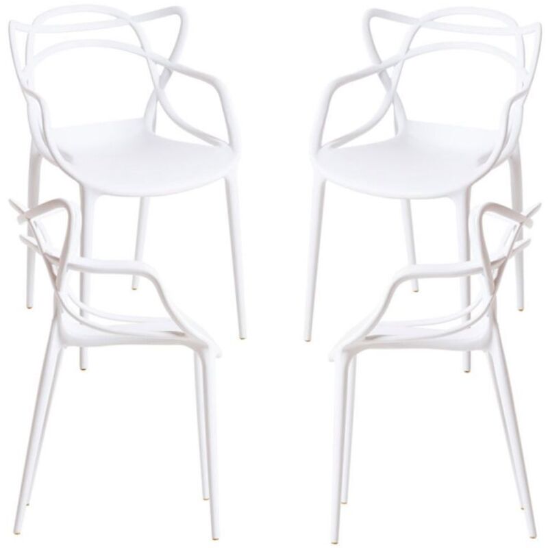 

Packs Sillas Jardín - Pack 4 Sillas Korme - Blanco