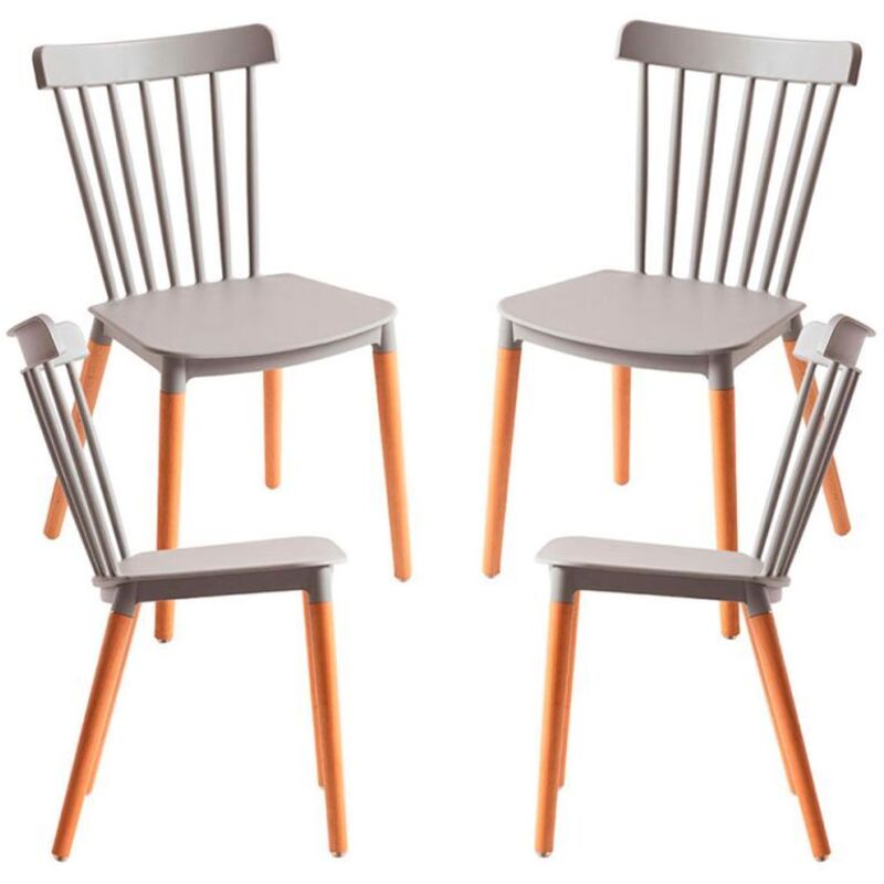 

Packs Sillas Comedor - Pack 4 Sillas Leka - Gris