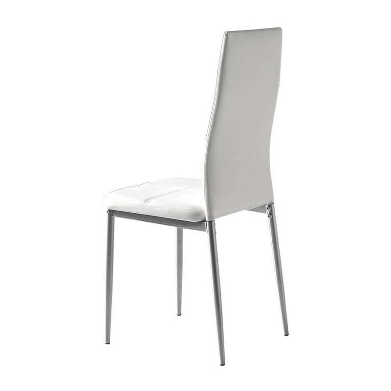 

Pack 4 sillas Sara en acabado blanco 97 cm(alto)39 cm(ancho)41 cm(largo) Color Blanco