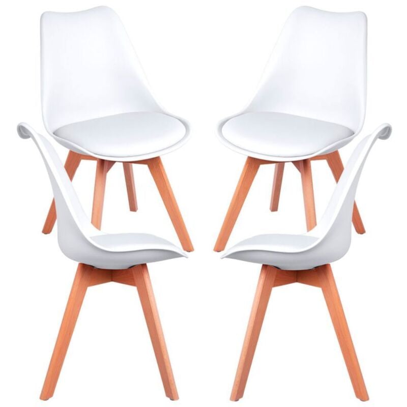 

Packs Sillas Comedor - Pack 4 Sillas Synk Basic - Blanco