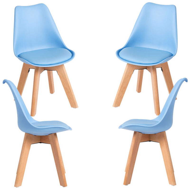 

Ofertas Límite - Pack 4 Sillas Synk Kid (Infantil) - Azul claro