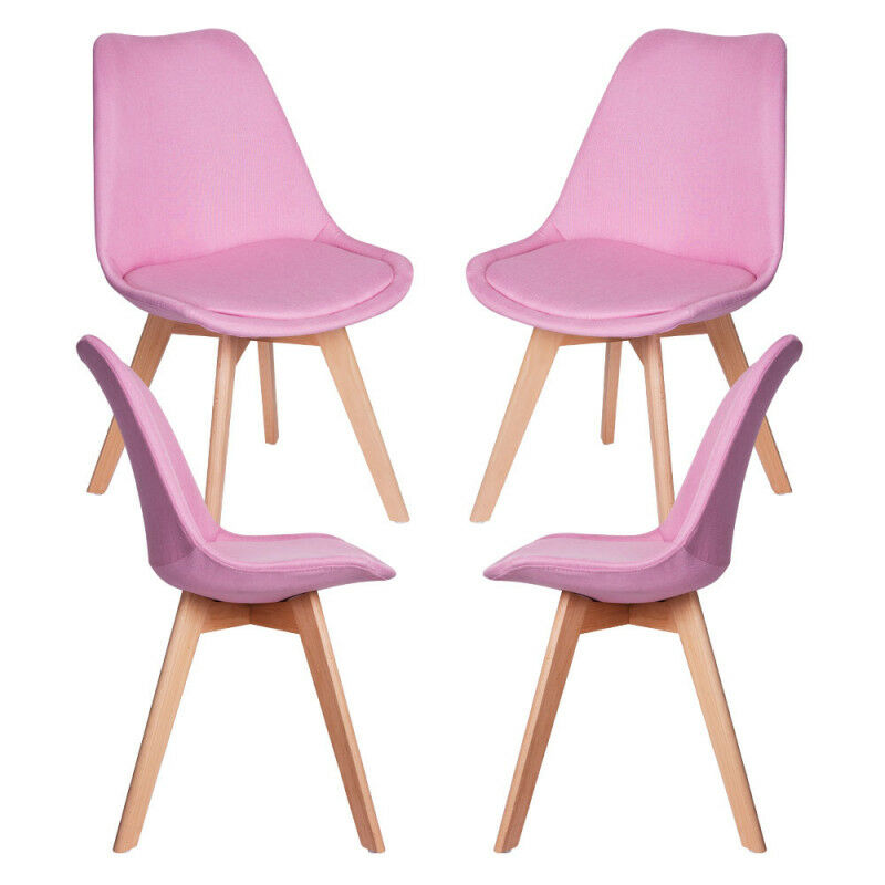 

Packs Sillas Comedor - Pack 4 Sillas Synk Tela - Rosa