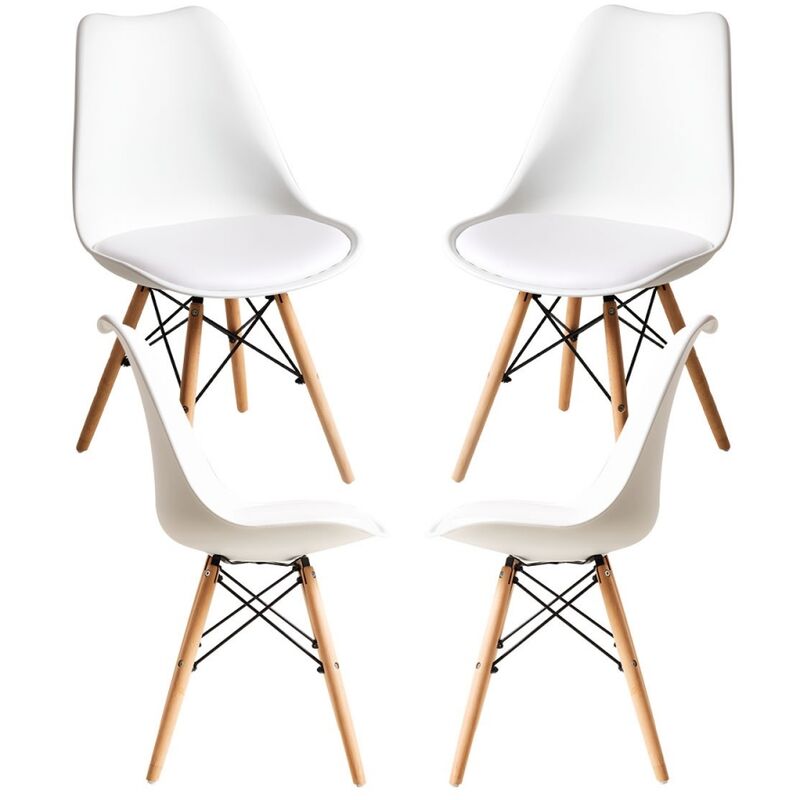 

Packs Sillas Comedor - Pack 4 Sillas Tilsen - Blanco