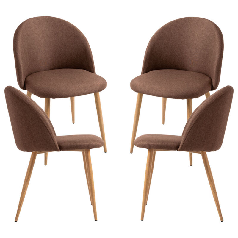 

Packs Sillas Comedor - Pack 4 Sillas Vint Tela - Marrón